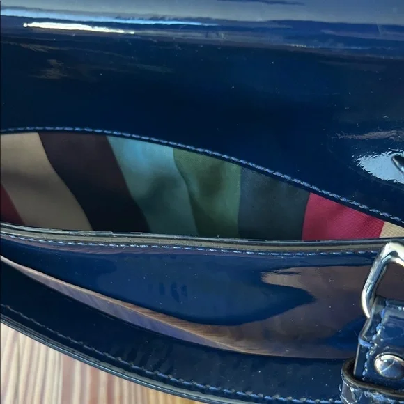 Coach Glossy Midnight blue Crossbody Bag - Picture 10 of 11